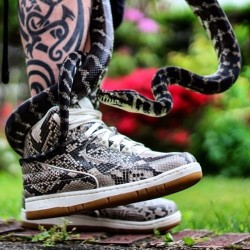 illestsneakers:  Air Python with a real python 