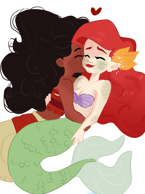 paradiiiso:i love drawing my water girlfriends &lt;3