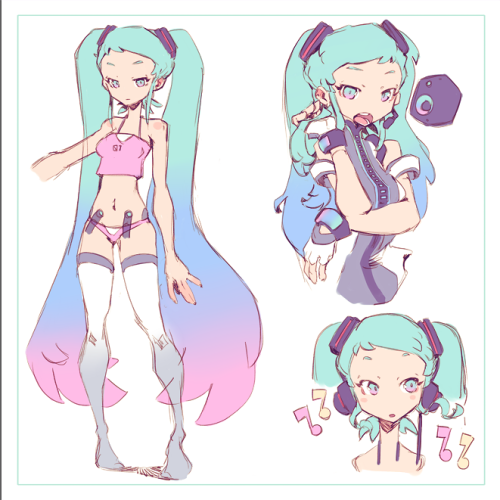 andreacofrancescoart: My first Vocaloid CD featuring Hatsune Miku will be released at the end of Jun