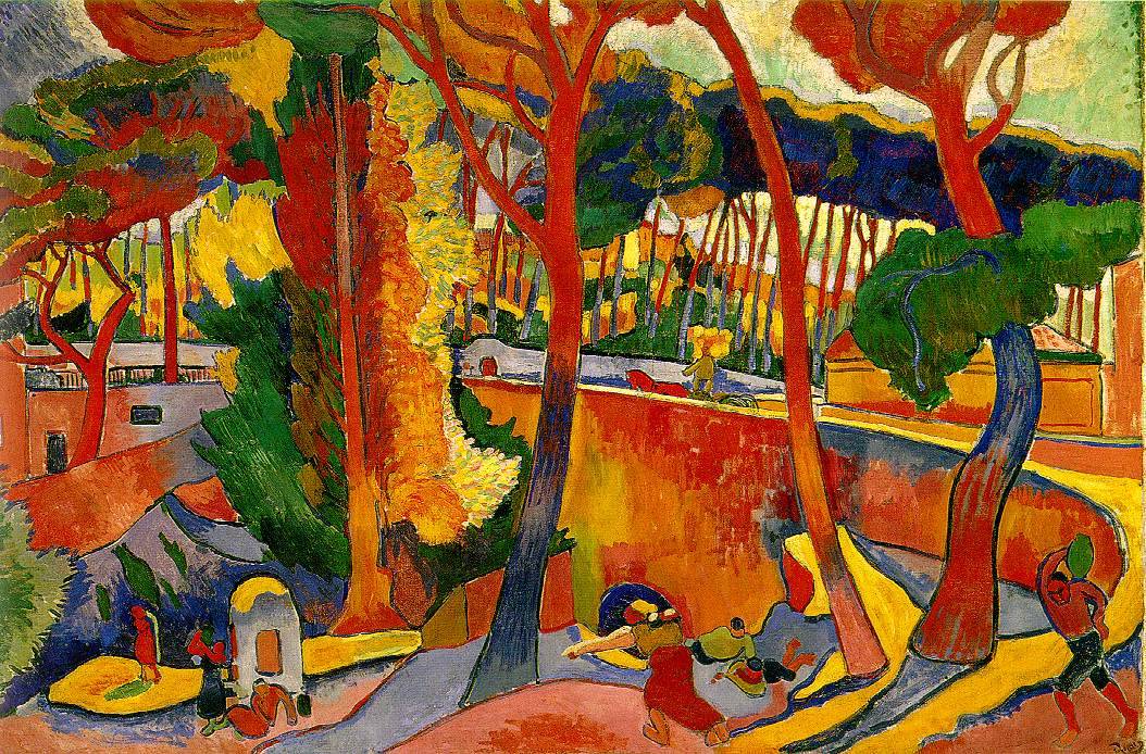 Andre Derain, The Turning Road , L’Estaque, ca. 1906, Oil on Canvas, Fauvism.
Size: 4'2.5" X 6'4.5"
Genre: Landscape
Origin: France
Now: Beck Collection at the Museum of Fine Arts, Houston
The painting done by Andre Derain speaks clearly of the...