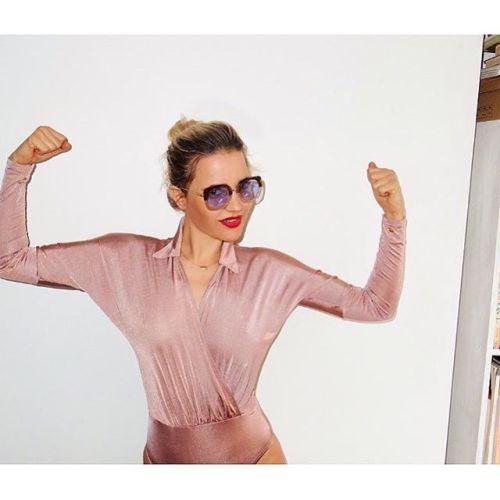 via @gigibarcelona Girl power! @patricianicolas wearing our model LANA in bicolor demi acetate and b