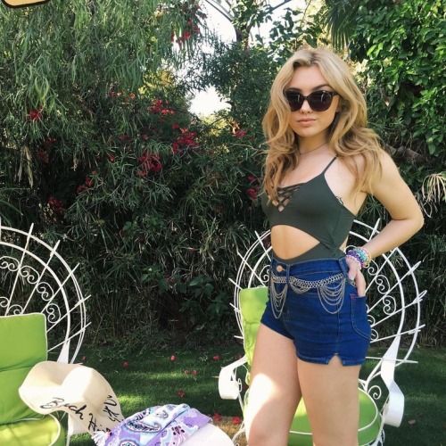 celebritiesuncensored:  Peyton List at Coachella