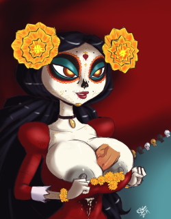 jack-aka-randomboobguy:  TFT The Book of the Life’s La Muerta