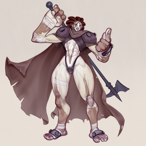 derekhetrickart: been messing around with a big goliath lady