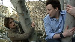 fuckitilovebeingageek:  iamnotswarley:  Never forget that time Jimmy Fallon, while cosplaying as Edward Cullen, got Robert Pattinson to climb up a tree next to him and say “BOVVERED.”  whERE 