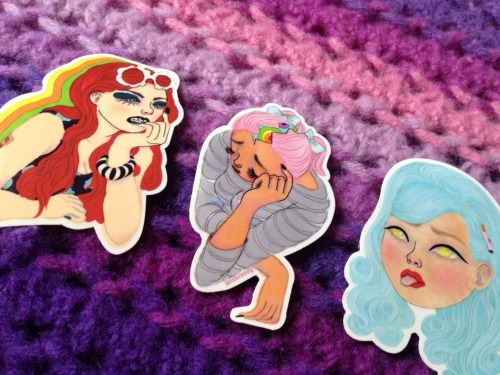 wishcandy:The High Anxiety sticker pack is finally in the shop. 3 waterproof, UV resistant vinyl sti