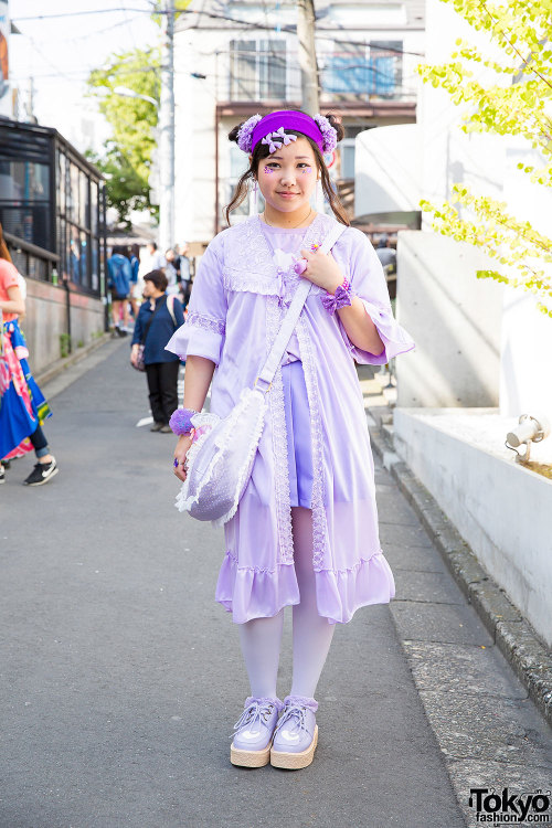 16-year-old Tsunamayo Milk is becoming one of the recognizable faces of kawaii fashion around the st