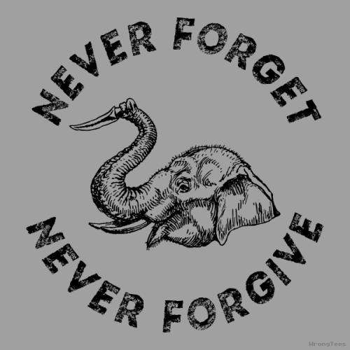 wrongtees:Seriously though, don’t piss off elephants.bit.ly/never-forgive