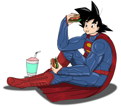 I Just Finished Another Part Of The Drawing Im Working On With Vegeta In The Batman Suit. Honestly, This