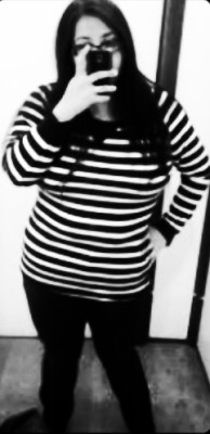 chubby-bunnies:  Sassy in stripes ;) I was