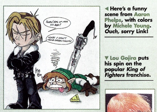 Fan art from PSM #14, Oct. 1998