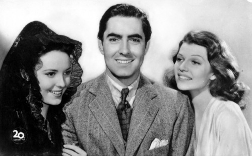 Linda Darnell, Tyrone Power and Rita Hayworth in Blood and Sand (Rouben Mamoulian, 1941)