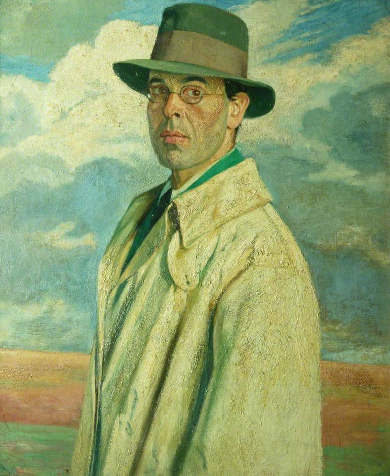 William Rothenstein (English, 1872-1945), Self-portrait, 1919. Oil on canvas, 76.2