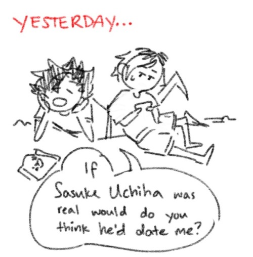 specterscoop:fan interpretation vs canon kuroo>I’ve been looking at pictures I drew on my iPad fr
