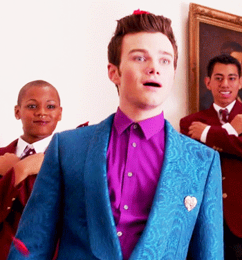 tirpse:  This is when he sees Blaine at the bottom of the stairs &lt;3