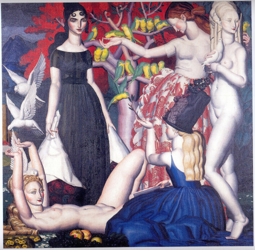 Jean Dupas(1882-1964), Les Perruches