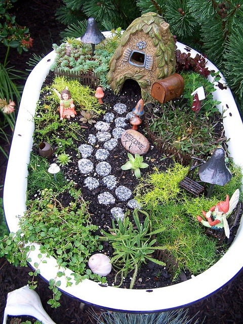 herbhaven:  I used to have a fairy garden, and this makes me miss it. I think I’m going to build one again…. 