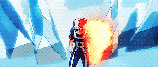 ootsukis:———– Midoriya Vs Todoroki in Episode 23