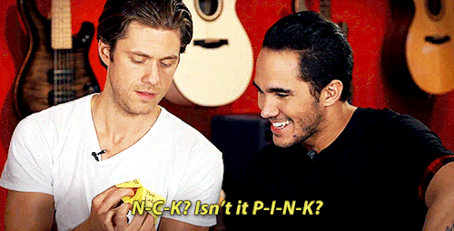 leepacey: Interview with Aaron Tveit and Carlos PenaVega 