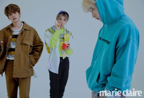 straykidsupdate: Additional Previews of the April Issue of Marie Claire Korea Magazine