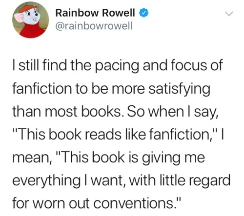 fanbows: @rainbowrowell reminding us why she’s our queen (x) (x) (x) (x) (x) (x) (x) (x) (x) (