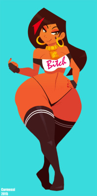 grimphantom:carmessi:this lovely curvy Gala is inspired in ElGunto fucking amazing Style   Loving those hips :D  Gala my goddess~ &lt;3 &lt;3 &lt;3