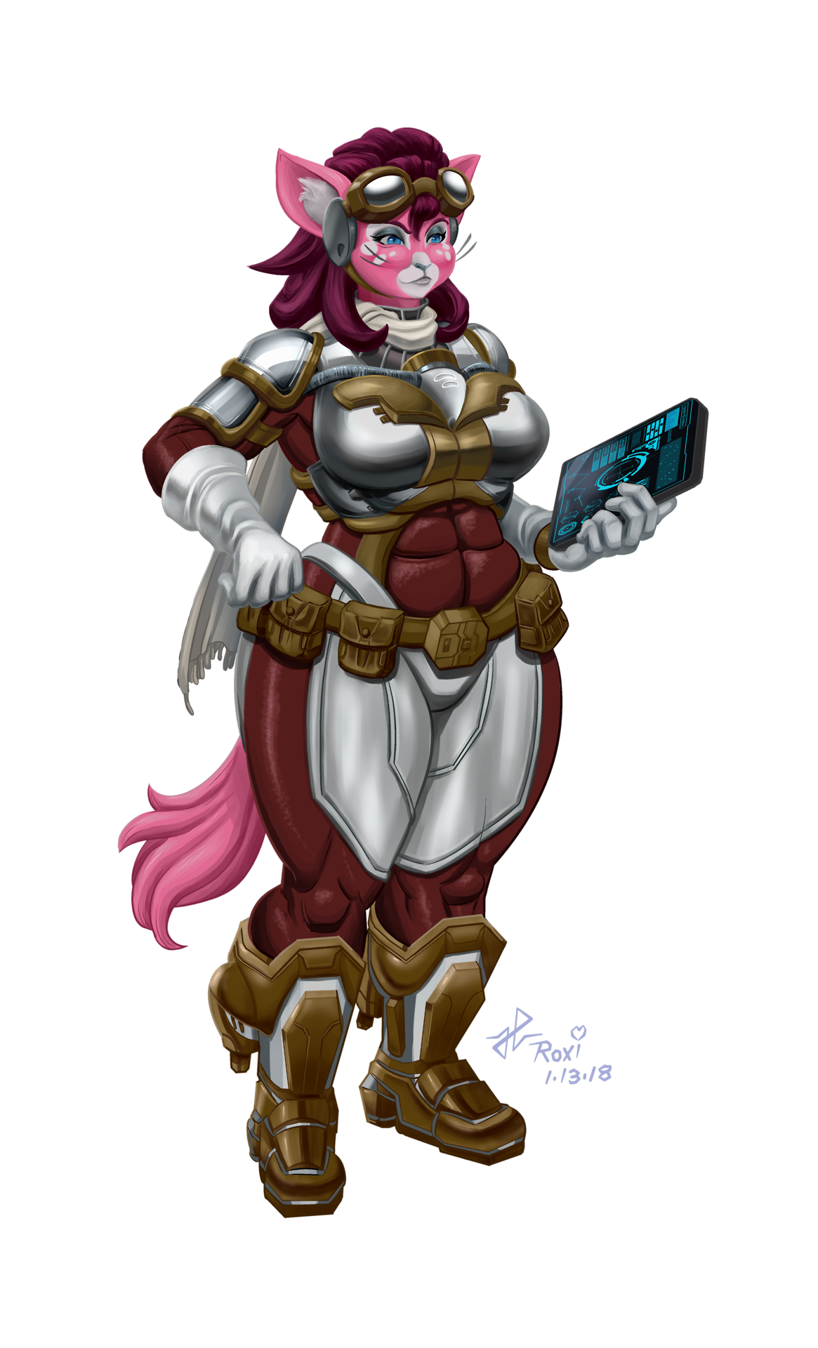 roxikat:Another image of my old City of Heroes tanker, Rocket-Cat.  This one took