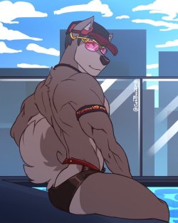 castarts:  “Excuse me Sir, do you have a Rooftop Pool Pass?” Uh-oh, you better flash him the pass quick! 