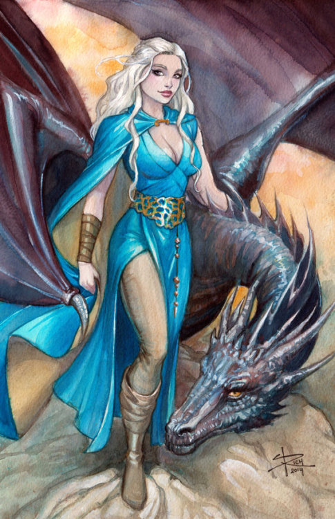 bear1na:  Game of Thrones - Daenerys Targaryen, Frozen - Anna and Elsa, Pirate, Water Nymph, Forest Pixie, Mechanical Steampunk Fairy by Sabine Rich    