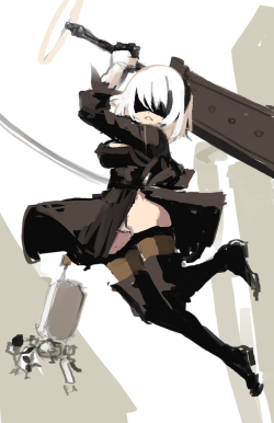 maddoxfanx:more nier automata wip comps