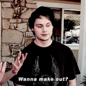 Mikey imagine!! Imagine being this interviewer. Through the entire interview, you and Michael kept locking eyes with one another. Then, after you ended the show and thanked the guys, Michael hung back, asking if he could help with anything. You said...