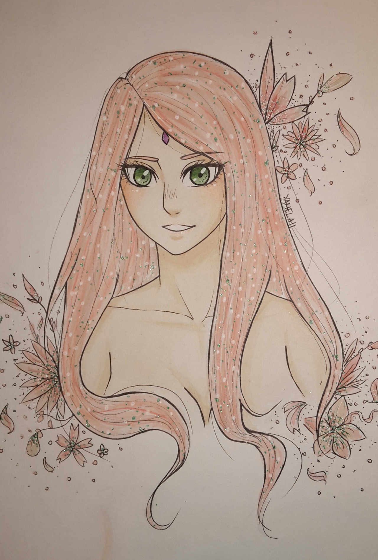 yamelaii:  I redrew these. They’re about 5 months apart.I like to redraw kay  ┐(￣ヘ￣)┌