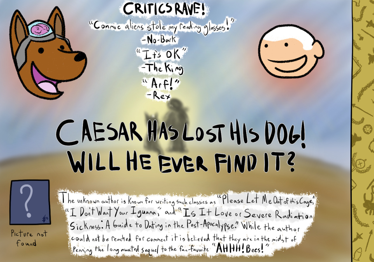 Here is a compilation of all the pages of Caesar&rsquo;s epic search for his