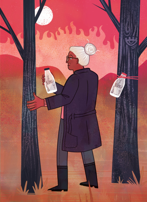 grrrenadine: My Two of Wands (feat. Gertrude Robinson) for @tmatarot. It’s been an incredible experi