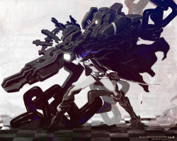 monochrome-miku:  “BLACK★ROCK SHOOTER