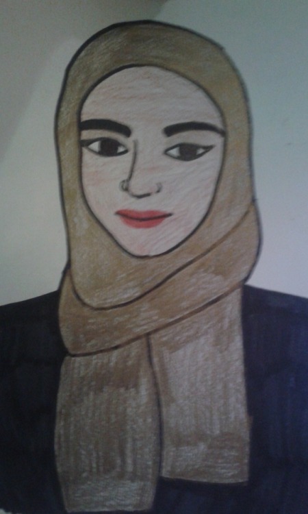 i-cannot-live-without-coffee:This is Ghazala, half-sister of the famous Sam. She enjoys makeup, help