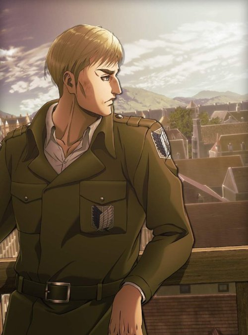 snknews:  Official Art Collection: Shingeki no Kyojin/Attack on Titan Season 3 DVD/Blu-Ray Packaging Visuals Season 3 Volume 1: Kenny & Levi Season 3 Volume 2: Erwin Related News: Collections || Photos: Official Art || WIT Studio 