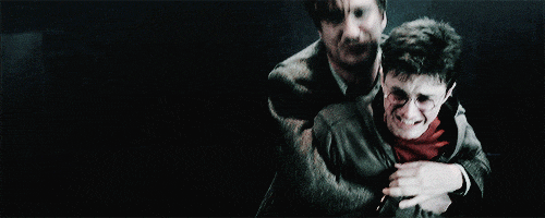 hermionegrangers: There’s nothing you can do, Harry … nothing …. He’s gone.
