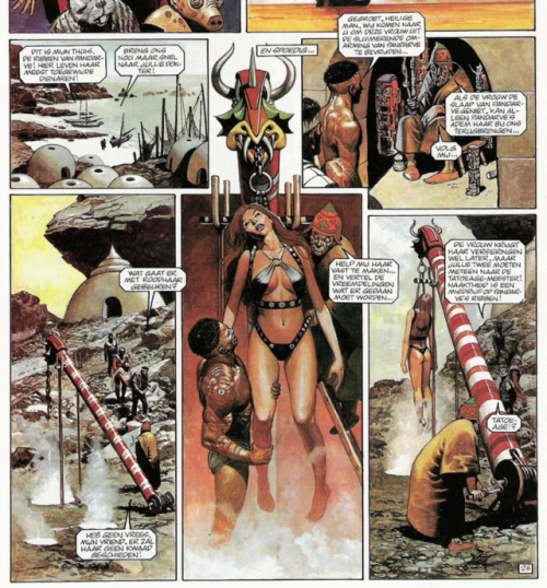 Even more images and art from Dutch scifi/fantasy comic, Storm, by Don Lawrence (1928-2003).I grew u