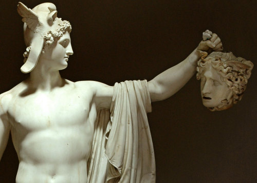 Perseus with the head of Medusa, 1801. Antonio Canova. Italy, Rome, Pio-Clementine Museum