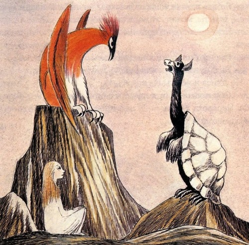 One Of My Favourite Illustrators Of Alice In Wonderland - Tove Jansson's Style Captures The Strange Fantasy