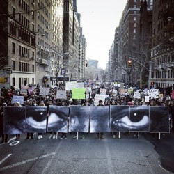 decolonizingmedia:  #MillionsMarchNYC: Eric Garner’s Eyes - Image by JR #ShutItDown 