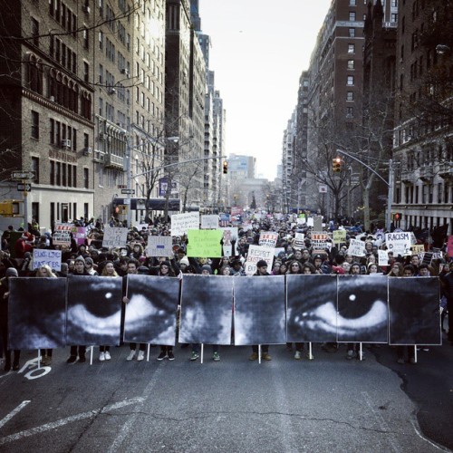 decolonizingmedia:Streets Is Watching, #MillionsMarchNYC: Eric Garner’s Eyes - Photo by JR#Shu