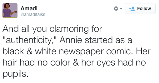 micdotcom:  The worst racist reactions to ‘Annie’ being black and the best counter
