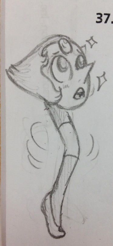 I drew Leg Pearl today...