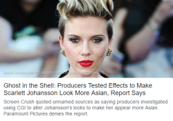 wolfpratt:  Or you could have just cast an Asian actress, just a thought.  