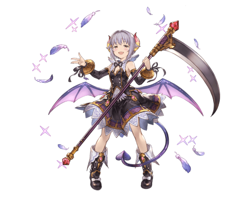 Koshimizu Sachiko and Totoki Airi as they appear in the Granblue Fantasy event, Cinderella Fanatsy ~