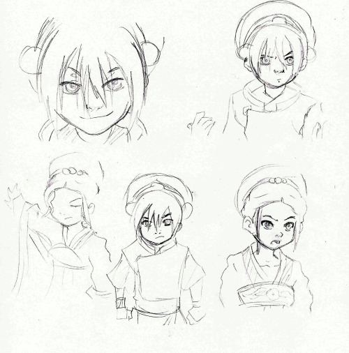 mapletreequeenofthegnomes:Zuko and Toph practice from freshman year.These two are my babies…b