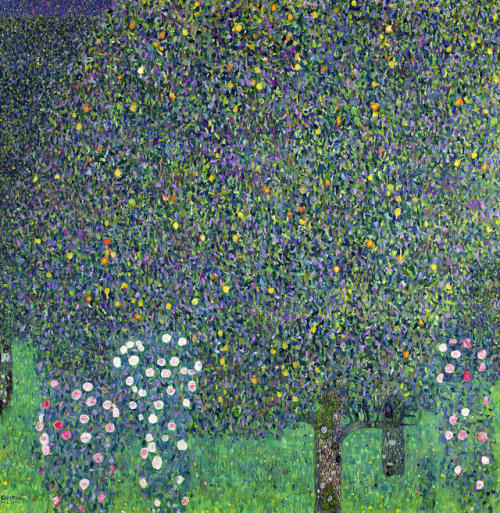 garden  Gustav Klimt (July 14, 1862 – February 6, 1918) was an Austrian symbolist painter and one of