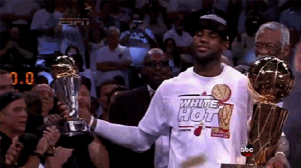 The Morning GIF: LeBron James shows off championship smirk